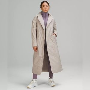 Lululemon Insulated Trench- raw linen colour